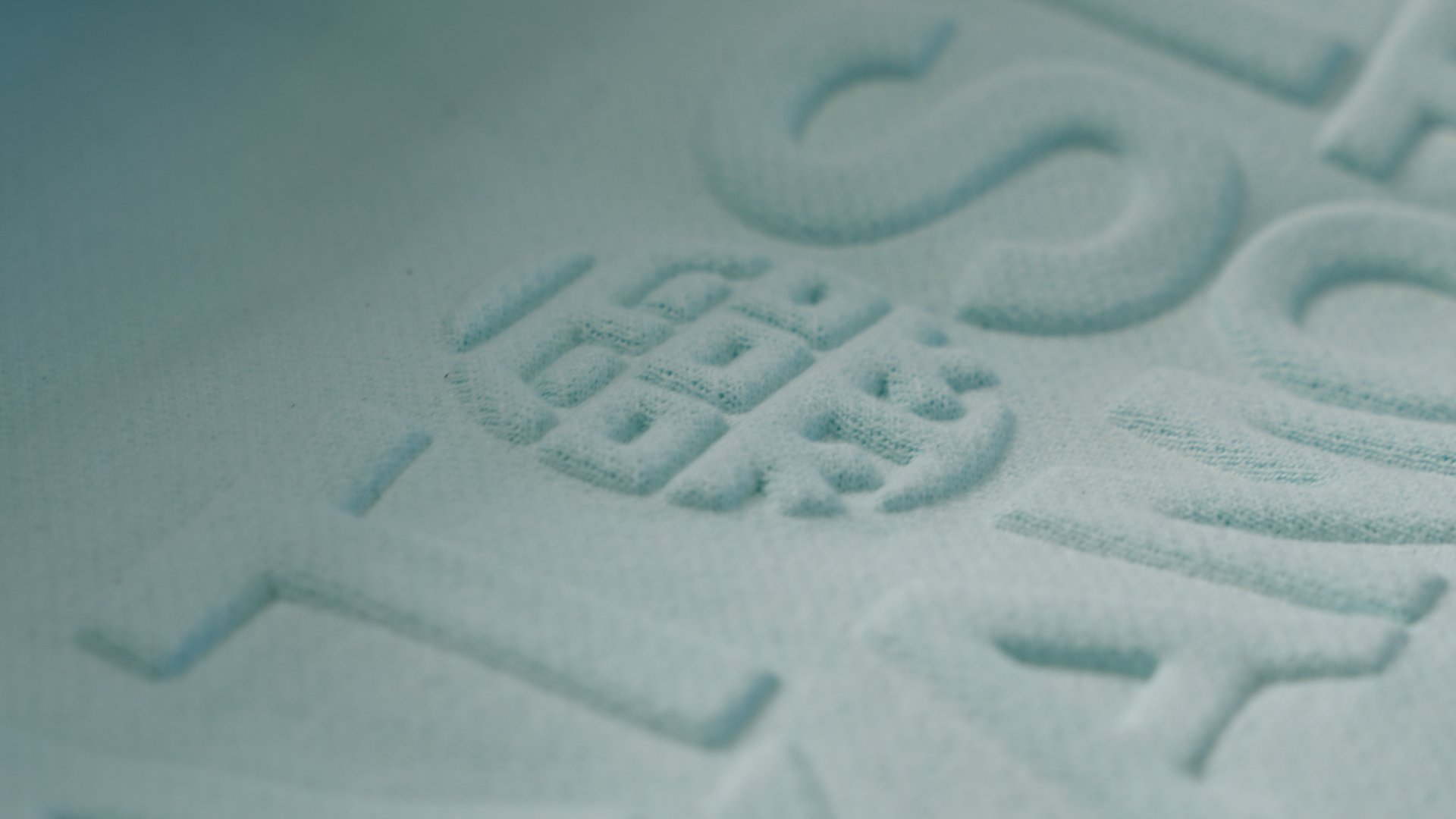 Azuki · Embossed Type Detail