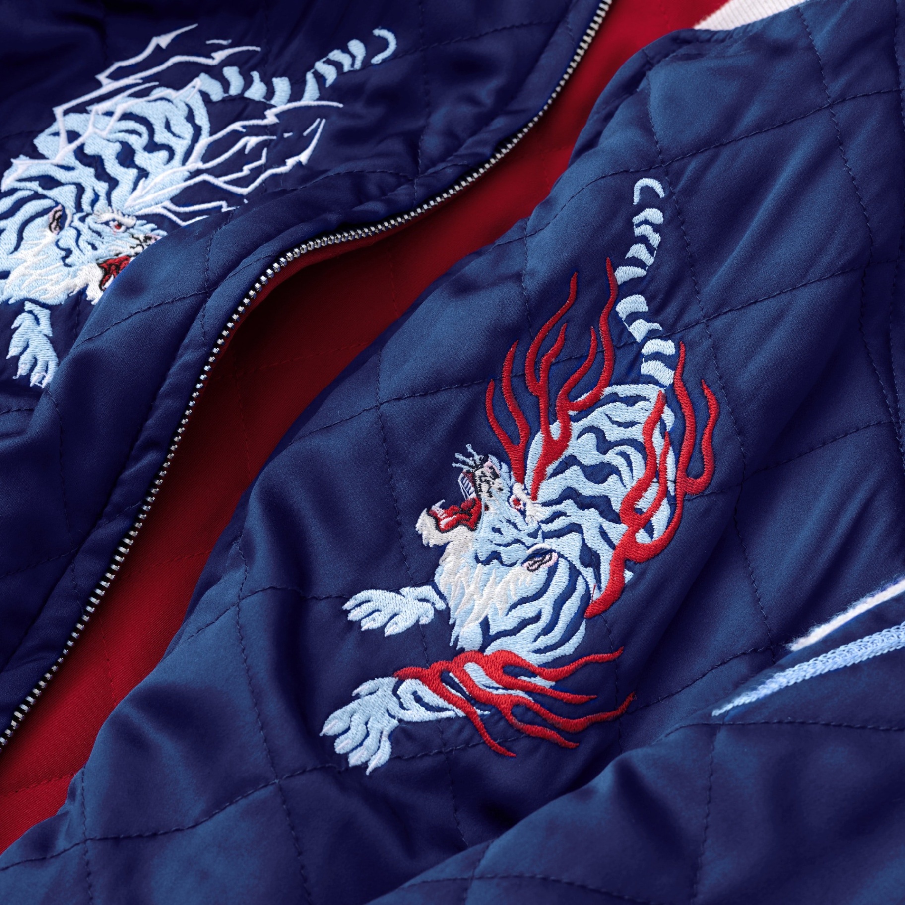 Azuki Sukajan · Embroidery Detail