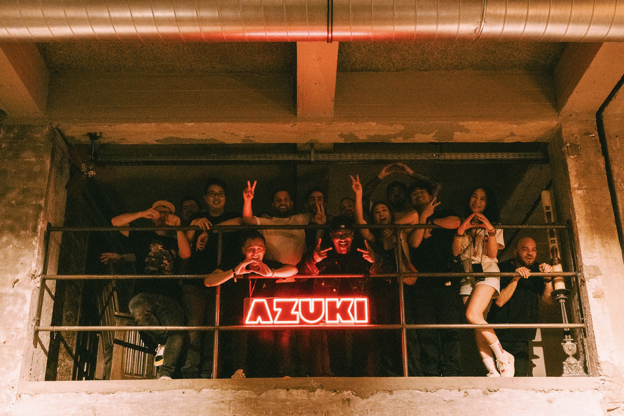 Group Shot · Neon Azuki